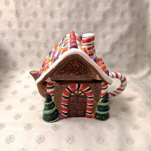 New! Small Ceramic Gingerbread House Teapot